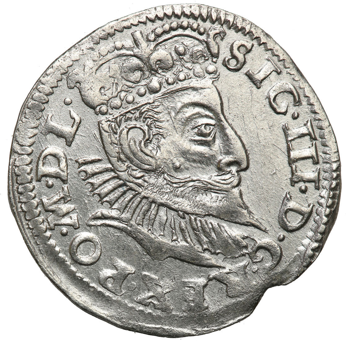 Zygmunt III Waza. Trojak (3 grosze) 1597, Poznań - ŁADNY